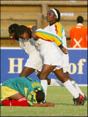 Black Queens of Ghana qualify for Olympics by dilaso